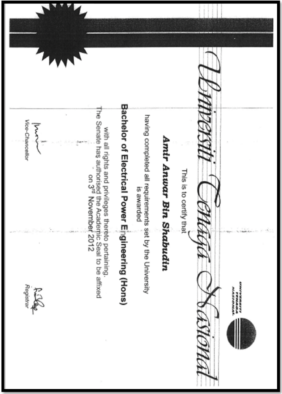 Certificate 20