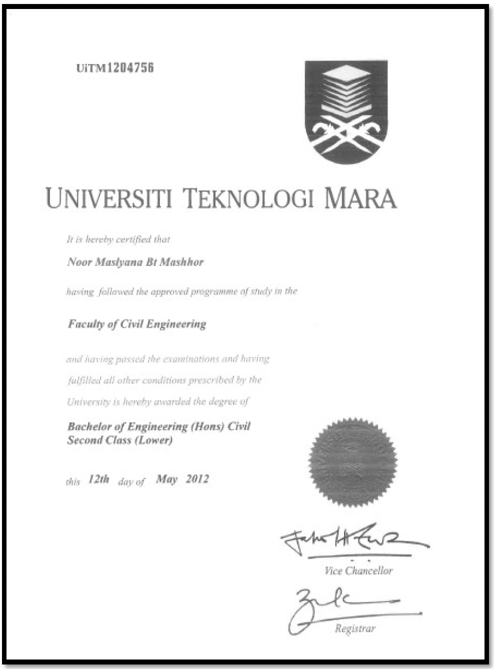 Certificate 23