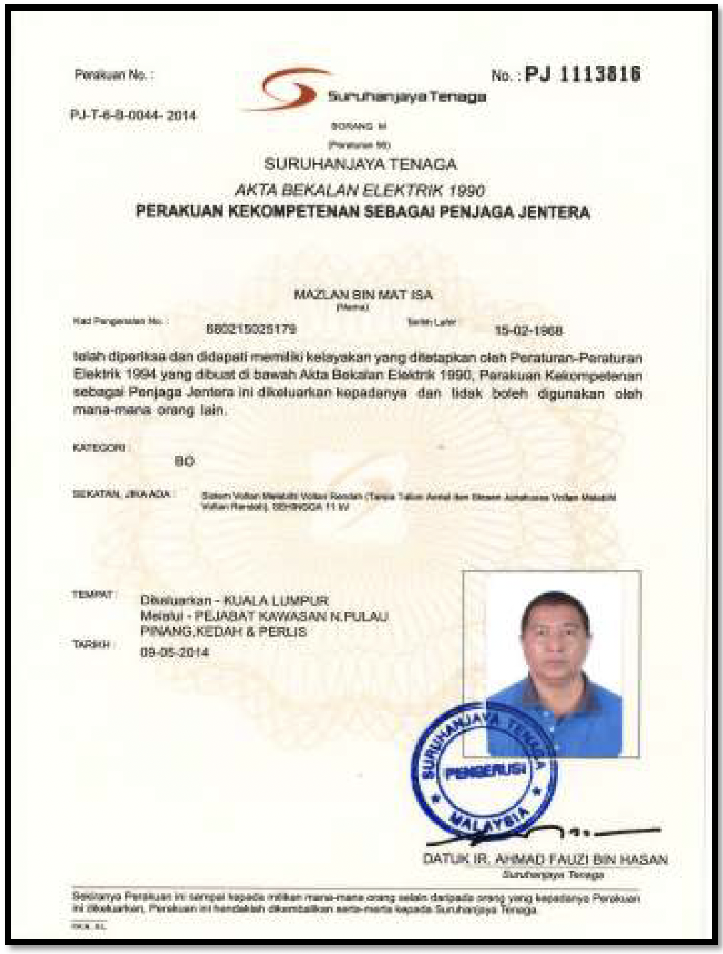 Certificate 24